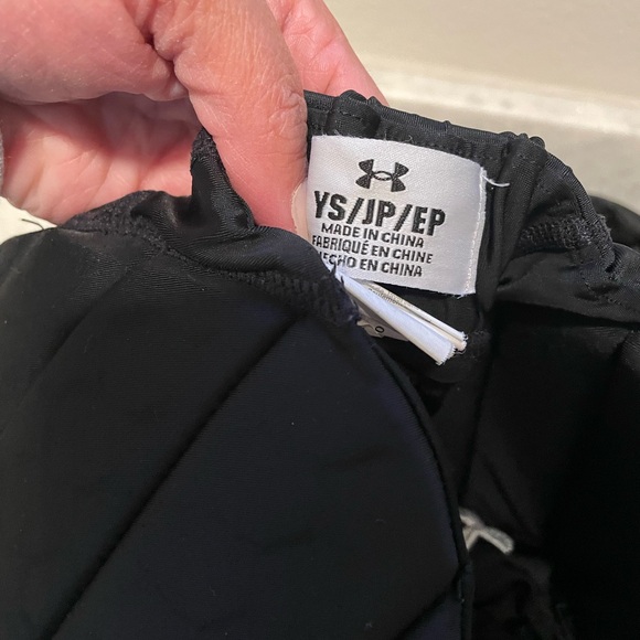 2 PAIRS! Under armour youth football pants. Black, size small. - Picture 2 of 4